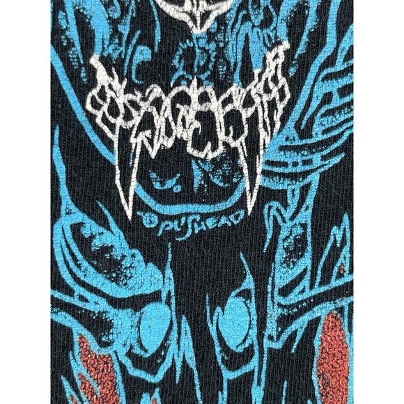 Metallica Skull Scales Pushead Artwork Graphic Tee Retro Metal Shirt - Picture 3 of 9